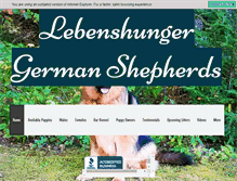 Tablet Screenshot of lebenshunger.com